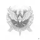 phoenix mandala tattoo design idea