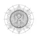 phoenix mandala tattoo design idea