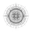 phoenix mandala tattoo design idea