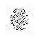 Script "I do not exist to die" tattoo design idea