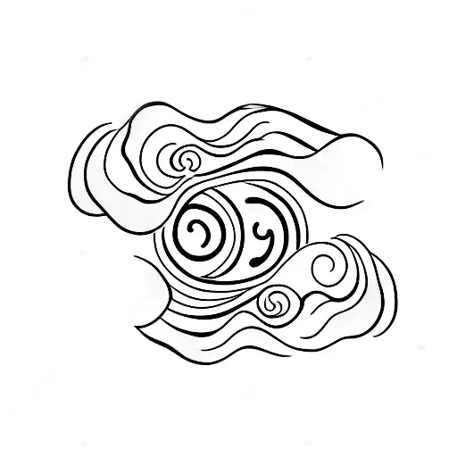 wavy writing with the sentence "that's life" in spanish tattoo design idea