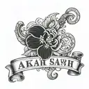 Create a tattoo based on my name: Aakash, place of birth: kolhapur and Zodiac sign: Gemini  tattoo design idea