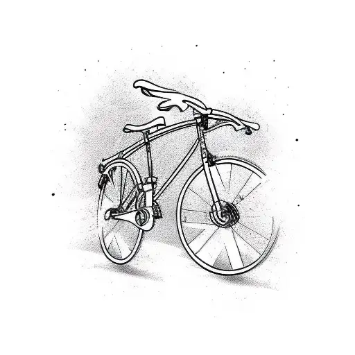bike mtb tattoo design idea