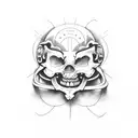I can do all things through Christ therefor he strengthens me tattoo design idea