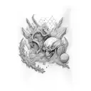 I can do all things through Christ therefor he strengthens me tattoo design idea