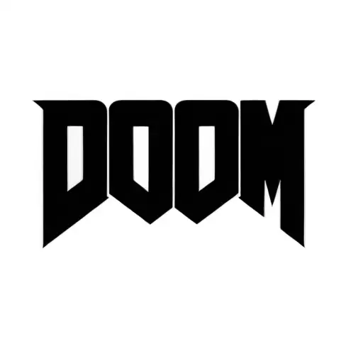 the logo for doom tattoo design idea