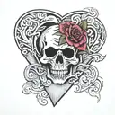 Grateful Dead guitar pick tattoo design idea