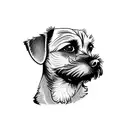 border terrier tattoo design idea