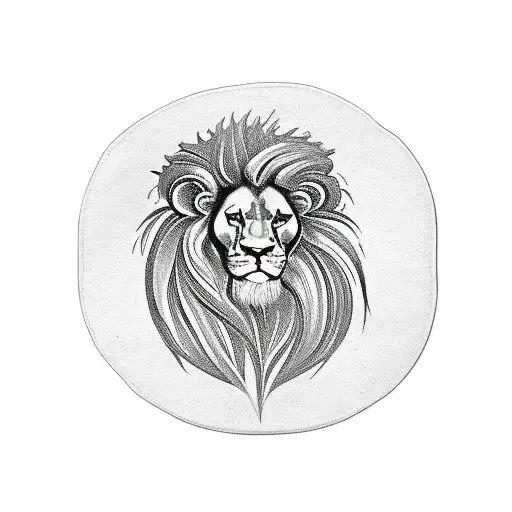rose lion humming bird poker chips with letter m black and white  tattoo design idea