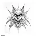 alucard hellsing with eyes tattoo design idea