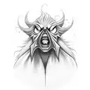 alucard hellsing with eyes tattoo design idea