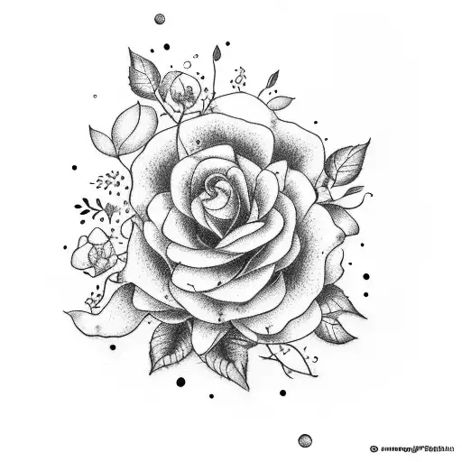 November, July, may, September, February, April flower  tattoo design idea