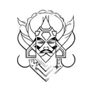 Jupiter god tattoo design idea