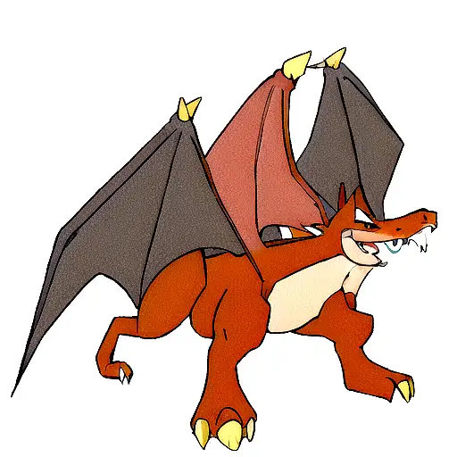 charizard pokémon  tattoo design idea