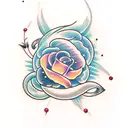 Amanda in cursive tattoo design idea