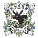 cactus, bluebonnets,windmill,texas flag,whitetail deer, tattoo design idea