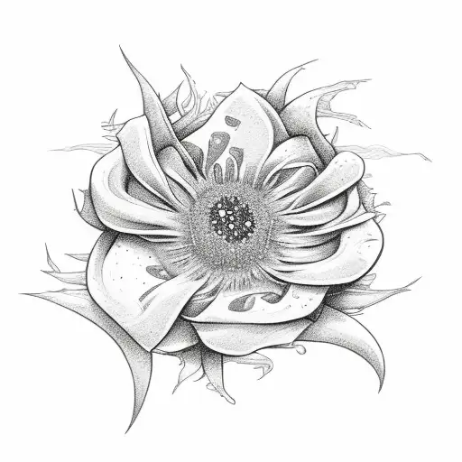 aster and morning glory flowers, Virgo zodiac, wave or ocean, phoenix rising from ashes, roses, garden or rebirth tattoo design idea