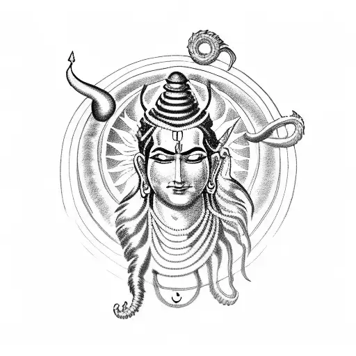 indian god shiva tattoo  tattoo design idea