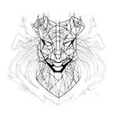 alter ego tattoo design idea