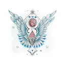 wings loke leads tattoo design idea