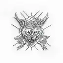 open book tattoo design idea