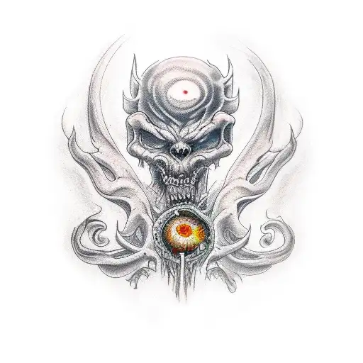 demonio de tasmania tattoo design idea