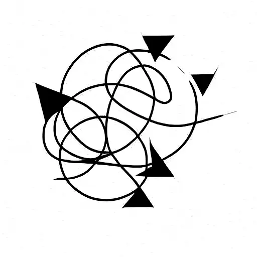 lovely to sit between comfort and chaos tattoo design idea