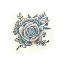 laurel garland tattoo design idea