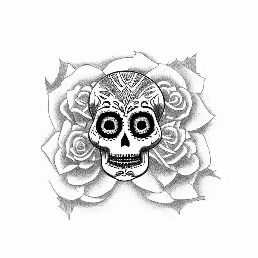 day of the dead,  letter g, high resolution, day of the dead theme tattoo design idea