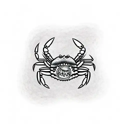 tattoo old school / traditional nautic ink - crab | Crab tattoo, Tattoos,  Tattoo fonts