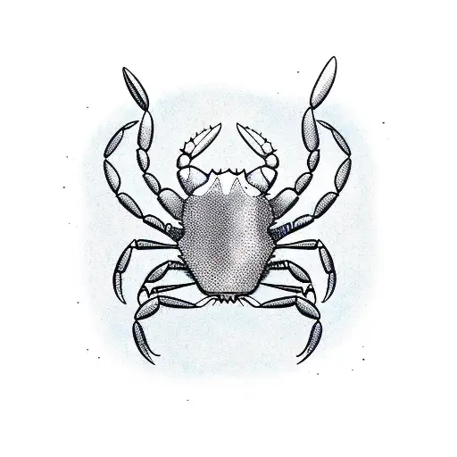 crab tattoo design idea