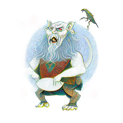 tolkien legendarium no people objects magic tattoo design idea