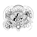 LGBT bookshelf tattoo design idea