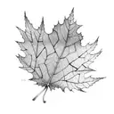 white oak leaf, alder leaf, forearm tattoo design idea