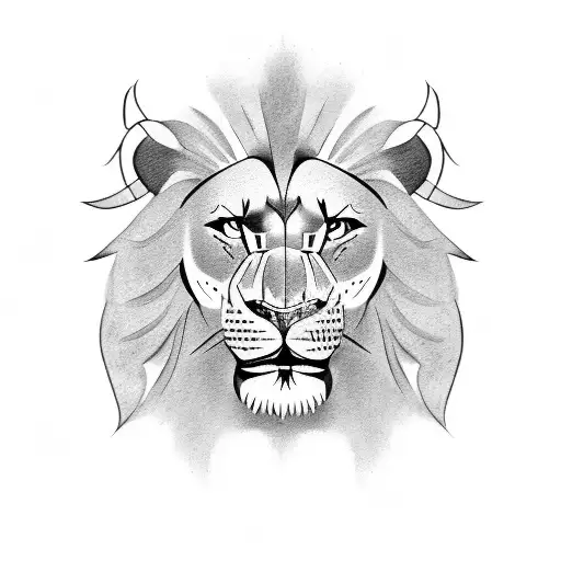 Hercules vs. nemean lion tattoo design idea