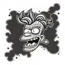Bart simpson tattoo design idea