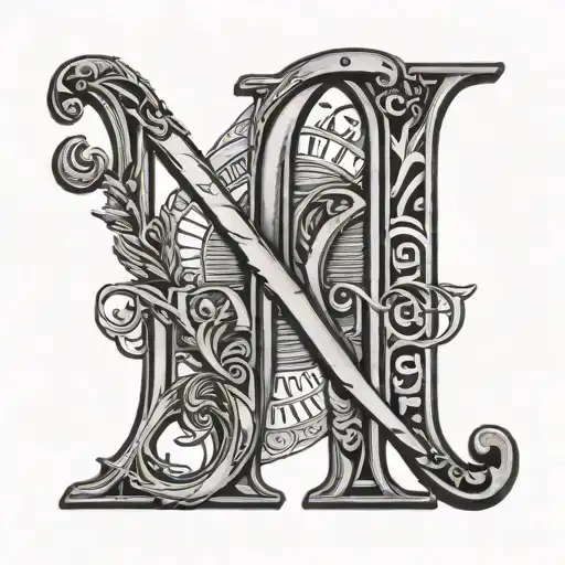 2021 in Roman numerals with the name Noah tattoo design idea