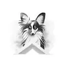 papillon musique  tattoo design idea