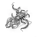 scorpion welding  tattoo design idea
