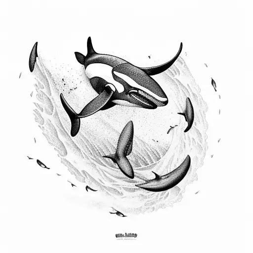orca  tattoo design idea