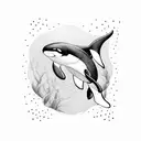 orca  tattoo design idea