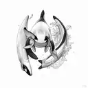 orca  tattoo design idea