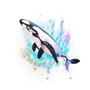 orca  tattoo design idea