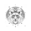 Virgo and Leo  tattoo design idea