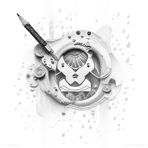 Text Remember with Pencil,T-shirt, Glitter, Rain, Paradidle,Nasty Girl, Bless tattoo design idea