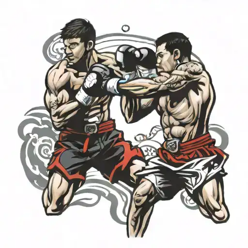 kickboxing tattoo design idea