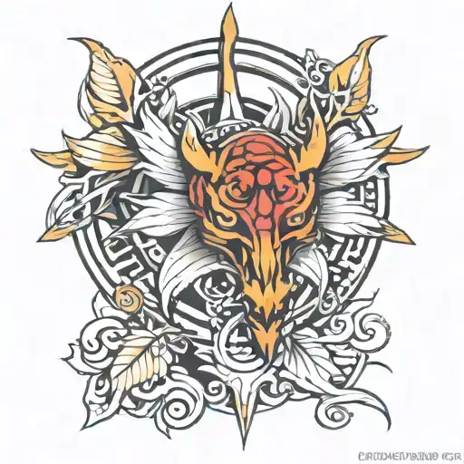 AC tattoo design idea