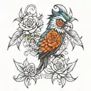 AC tattoo design idea