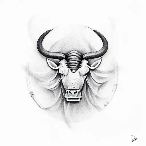 taurus tattoo design idea