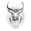 taurus tattoo design idea